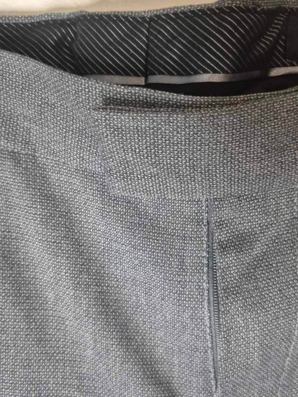 Banana Republic Slim Fit Dress Pants Men's 33x32 Grey Flat Front